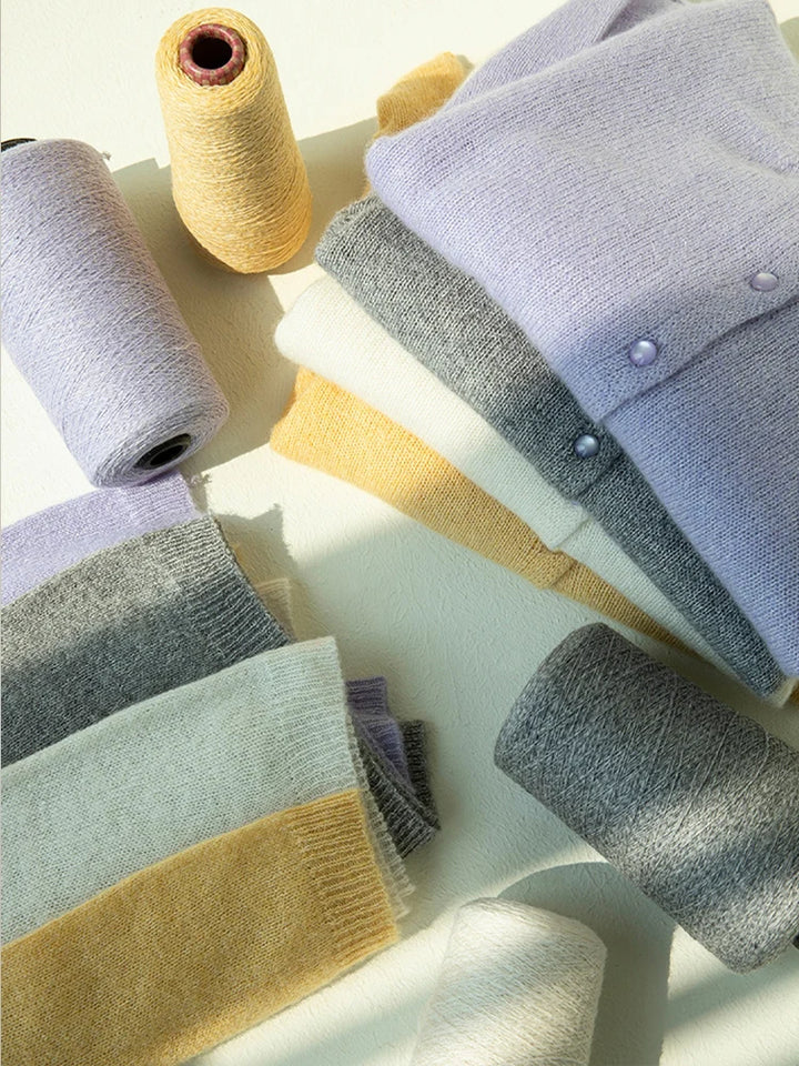 Women’s Cashmere Silk Cardigan – 75% Cashmere 25%