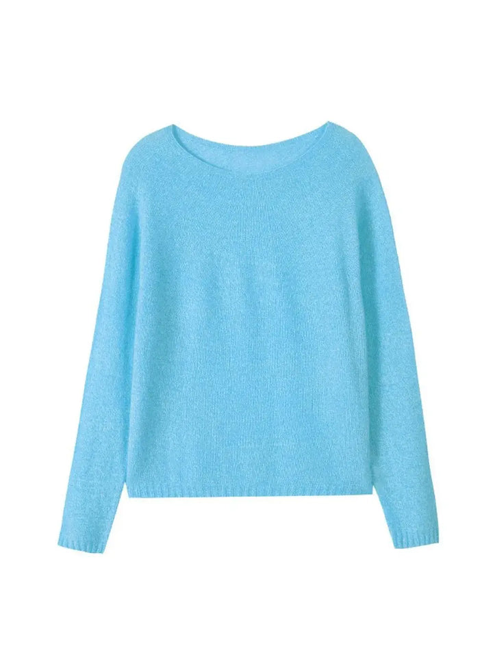 Women’s Cashmere Silk Pullover - V neck