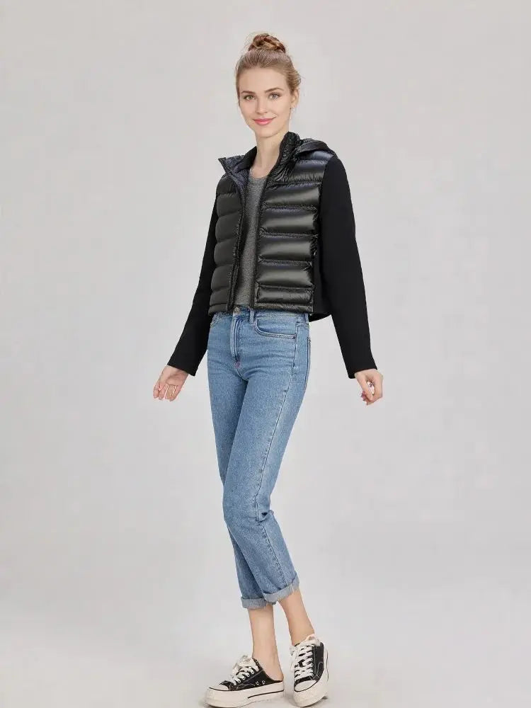 Women’s Short Hooded Parka Jacket