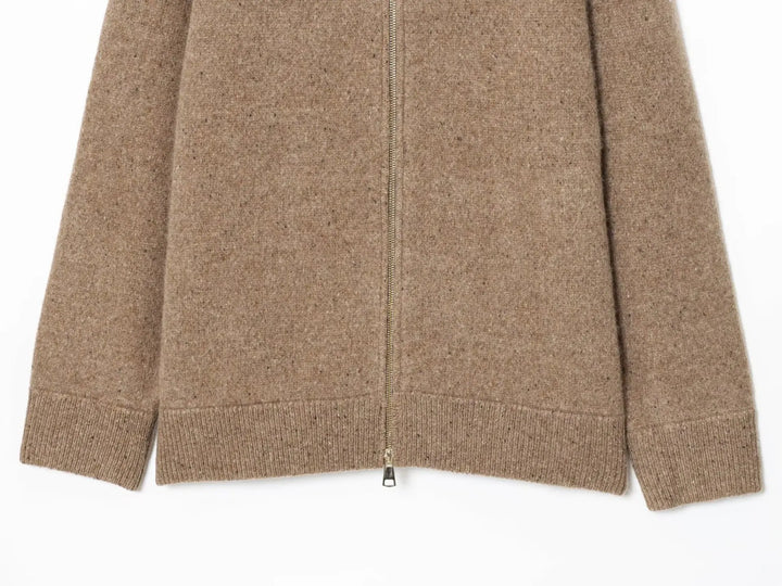 Women’s Faux Wool Stand Neck Belted Cloak Coat