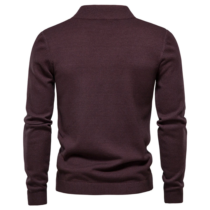 Men’s Warm Slim O-Neck Winter Pullover