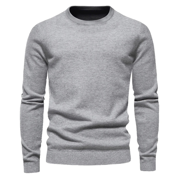 Men’s Warm Slim O-Neck Winter Pullover