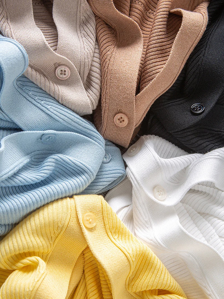 Women’s Silk Blend V-Neck Cardigan