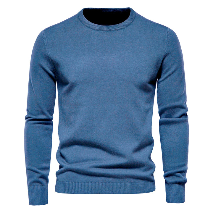 Men’s Warm Slim O-Neck Winter Pullover