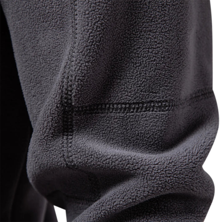 Men’s Warm Fleece Jacket – Thick Soft-Shell Pullover with Zipper