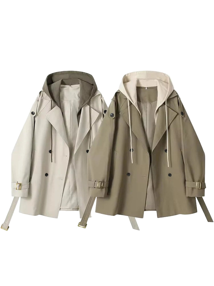 Women’s Belted Flowy Trench Coat