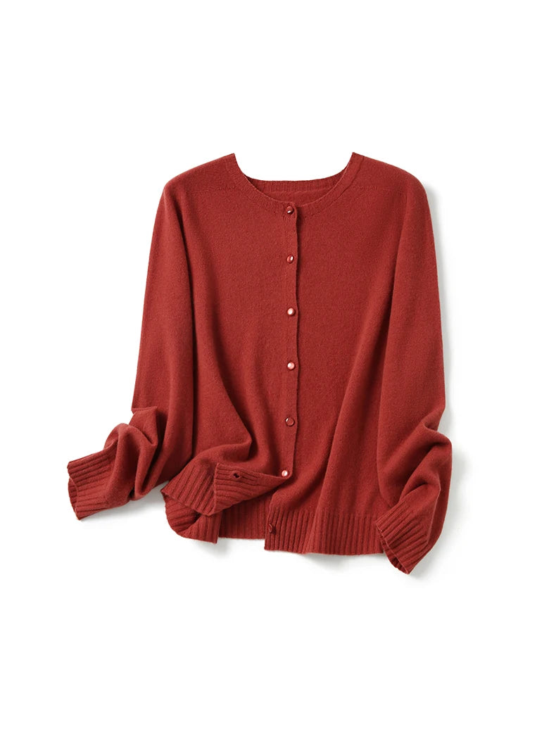 100% Merino Wool Women’s Cardigan