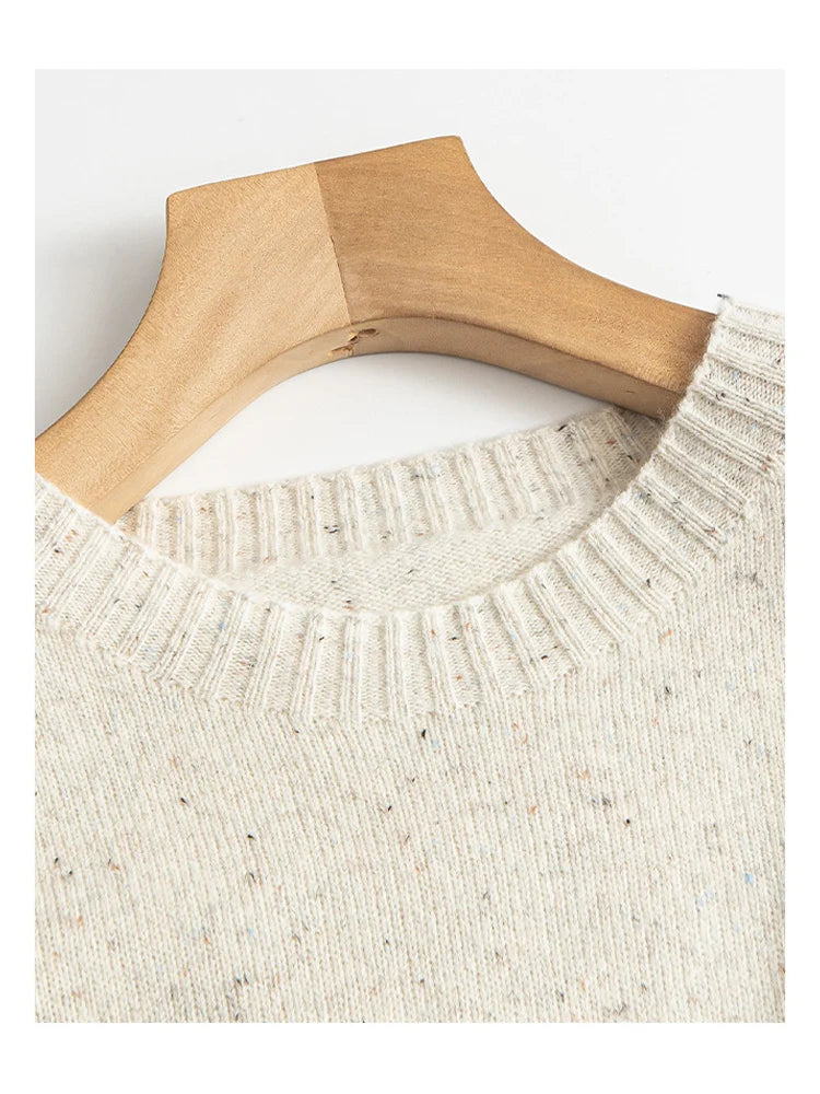 Women’s 100% Wool Pullover – Whole Garment Knit
