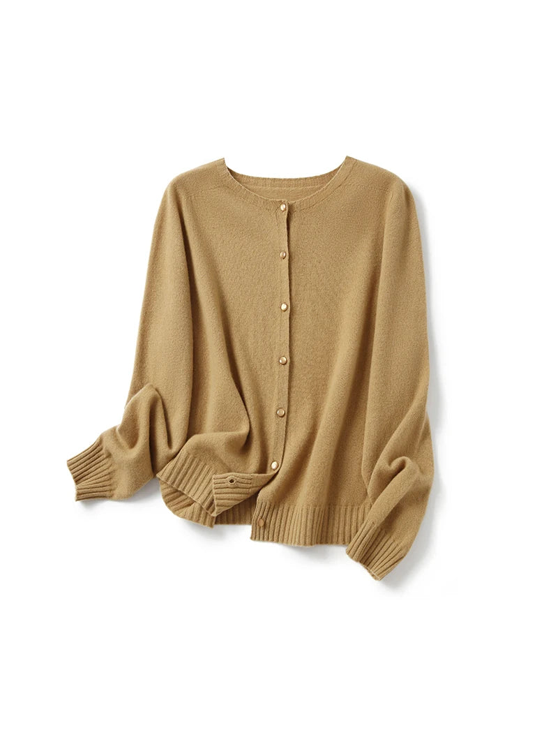 100% Merino Wool Women’s Cardigan