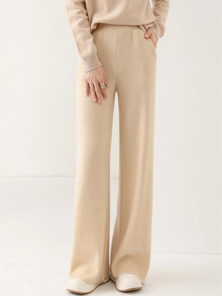 Women’s 100% Merino Wool Wide Leg Pants