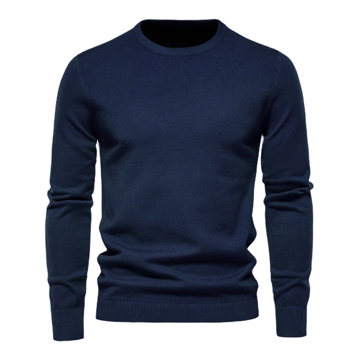 Men’s Warm Slim O-Neck Winter Pullover