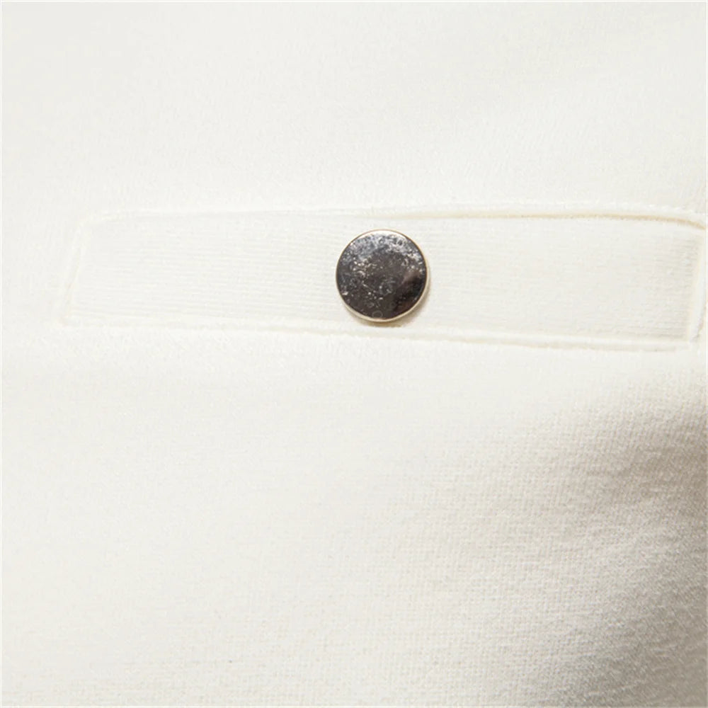 Men’s Lightweight Quarter-Zip Mock Neck Sweatshirt with Pocket