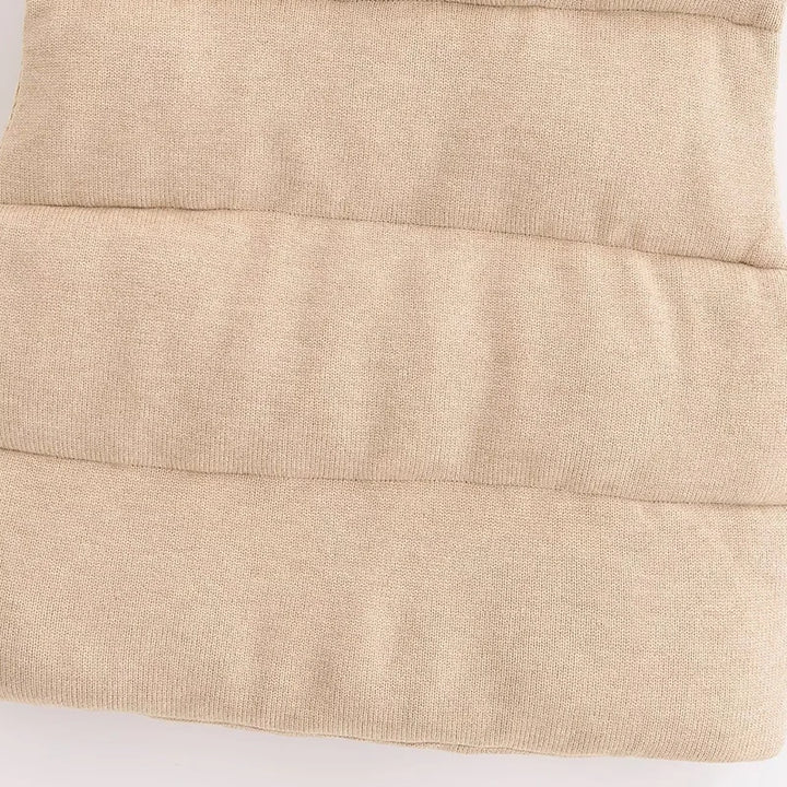 Women’s Sleeveless Parka Vest – Winter Zipper Jacket Coat