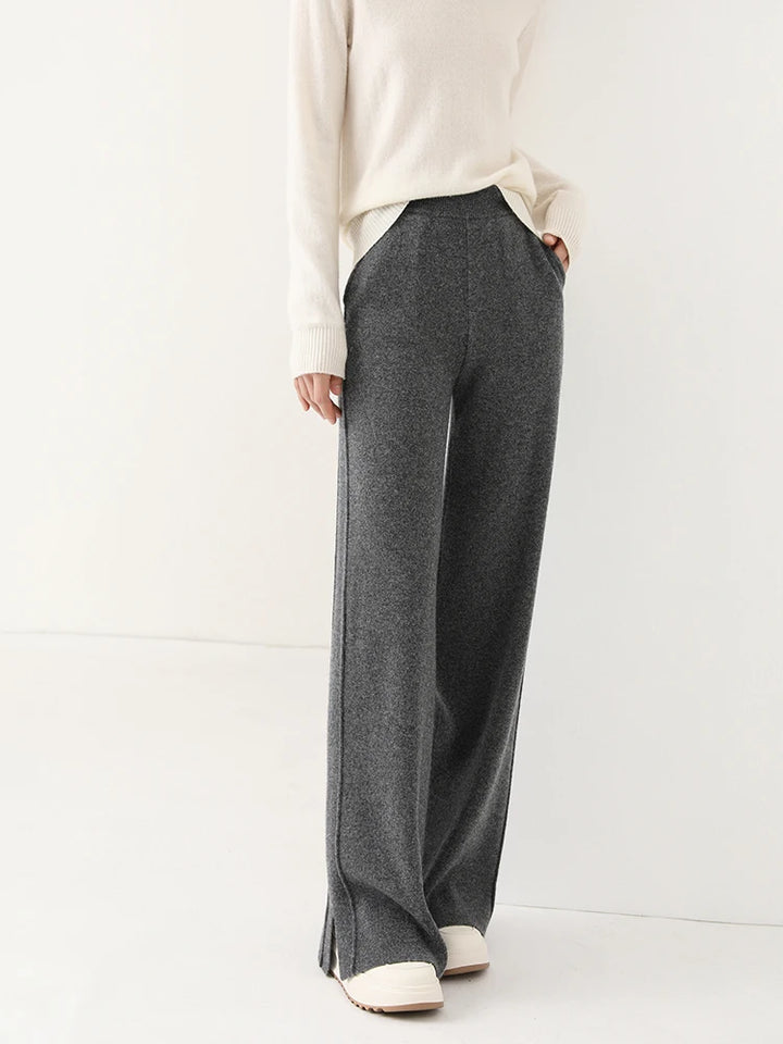 Women’s 100% Merino Wool Wide Leg Pants