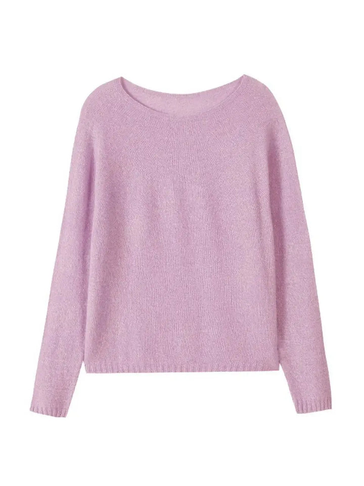 Women’s Cashmere Silk Pullover - V neck