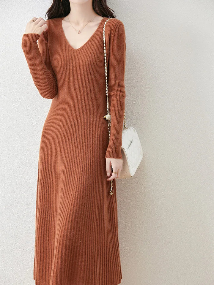 Women’s 100% Merino Wool Sweater Dress