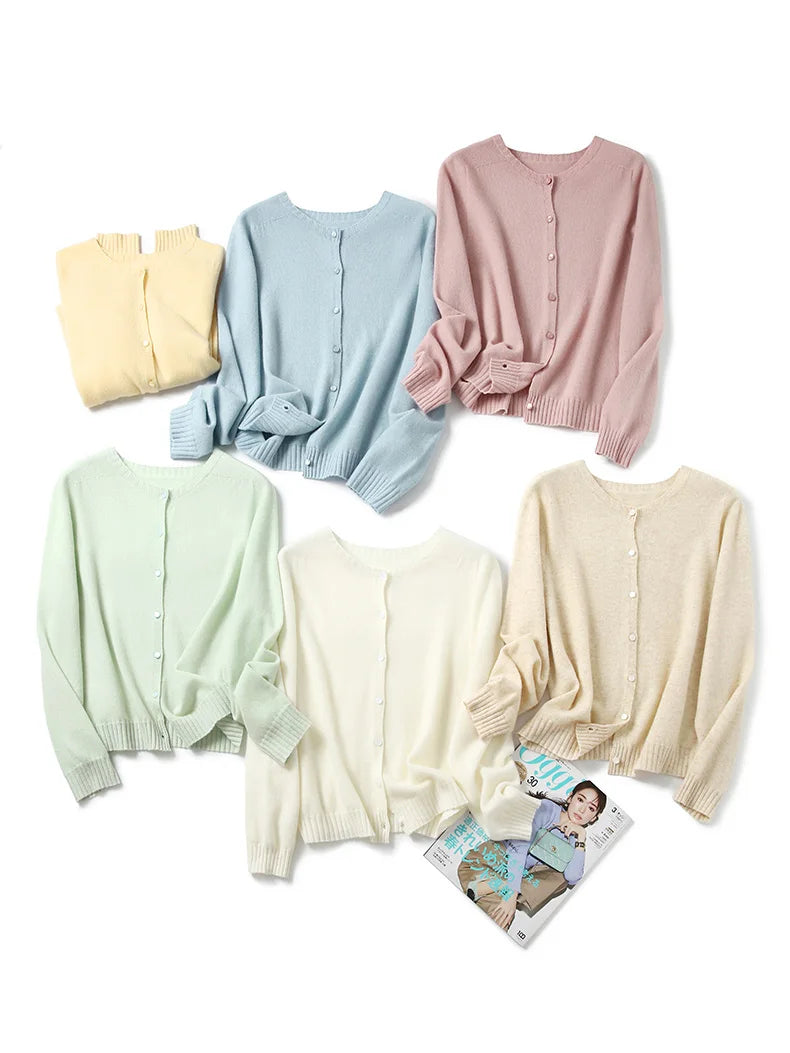 100% Merino Wool Women’s Cardigan