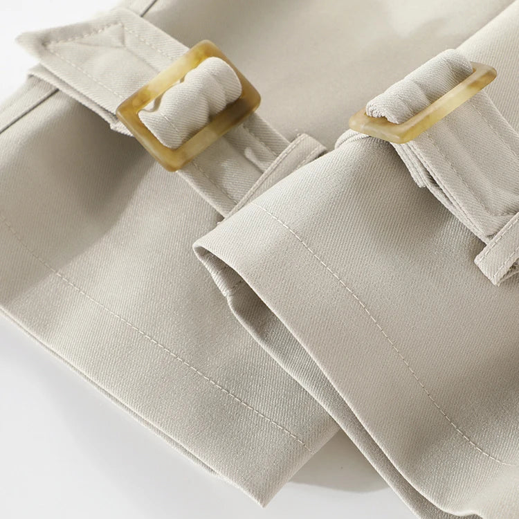 Women’s Belted Flowy Trench Coat