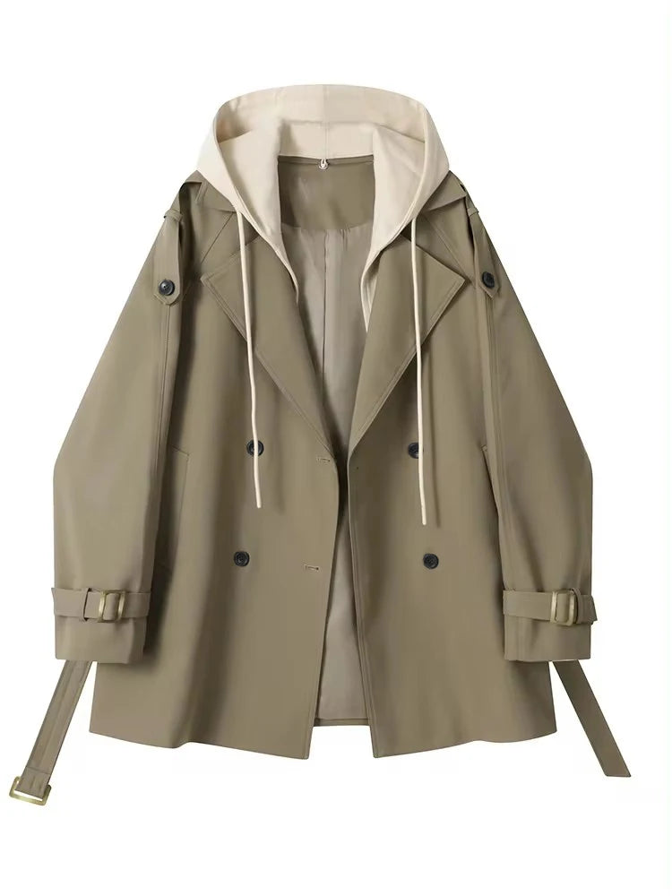 Women’s Belted Flowy Trench Coat