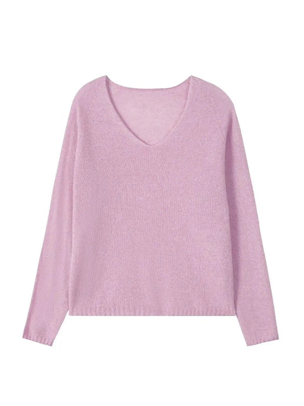 Women’s Cashmere Silk Pullover - V neck