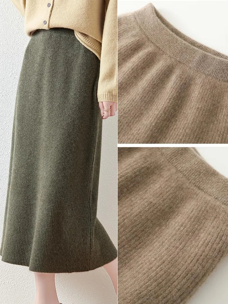 Women’s 100% Merino Wool Skirt