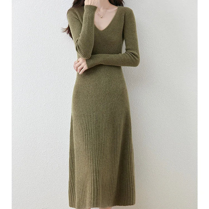 Women’s 100% Merino Wool Sweater Dress