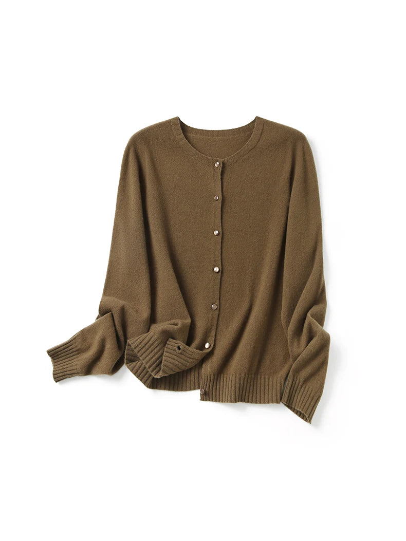100% Merino Wool Women’s Cardigan