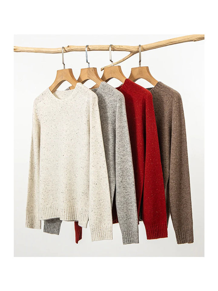 Women’s 100% Wool Pullover – Whole Garment Knit