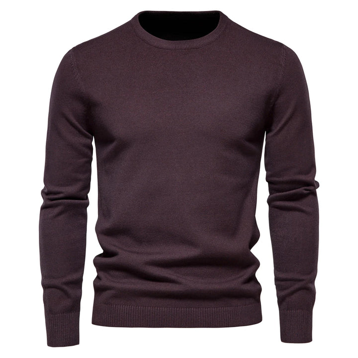 Men’s Warm Slim O-Neck Winter Pullover