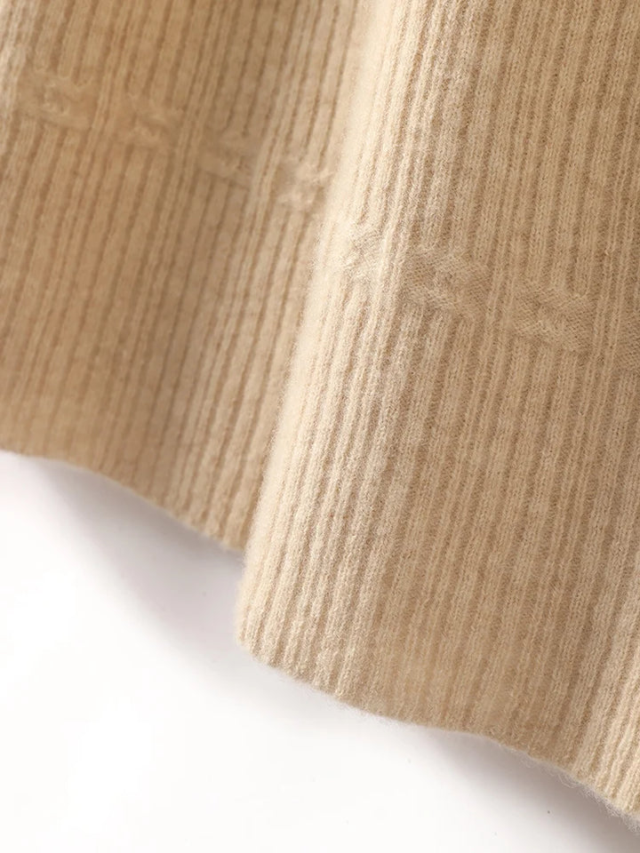 Women’s 100% Merino Wool Pleated A-Line Skirt