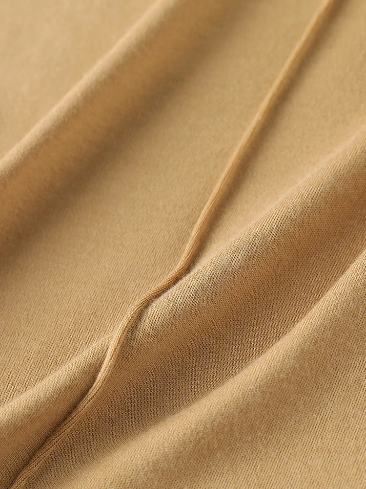 Women’s Wool Blend Thermal Mock Neck Slim Tee