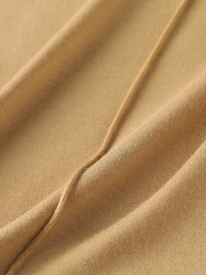 Women’s Wool Blend Thermal Mock Neck Slim Tee