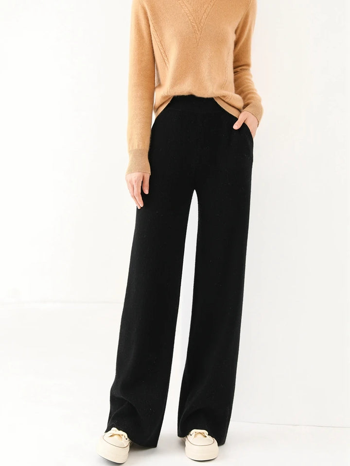 Women’s 100% Merino Wool Wide Leg Pants