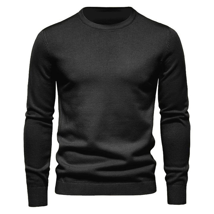 Men’s Warm Slim O-Neck Winter Pullover