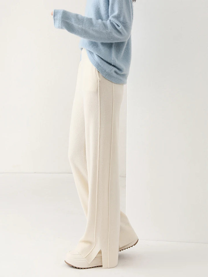Women’s 100% Merino Wool Wide Leg Pants